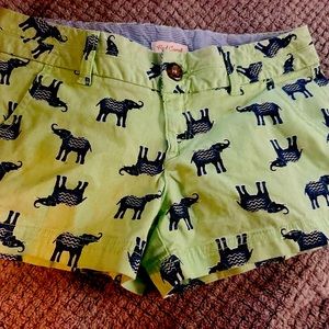 Red Camel print shorts